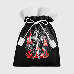 Мешок для подарков Миса с косой - Тетрадь смерти, цвет: 3D-принт