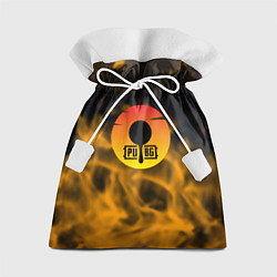 Мешок для подарков PUBG огненный стиль, цвет: 3D-принт