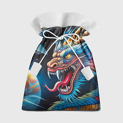 Мешок для подарков Фантастический космический дракон - нейросеть, цвет: 3D-принт