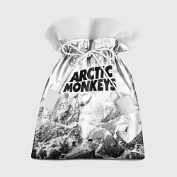 Мешок для подарков Arctic Monkeys white graphite, цвет: 3D-принт