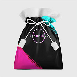 Мешок для подарков Starfield neon, цвет: 3D-принт