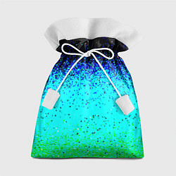 Мешок для подарков Пикселизация неоновых цветов, цвет: 3D-принт