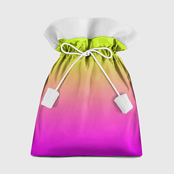 Мешок для подарков Градиент яркий, цвет: 3D-принт