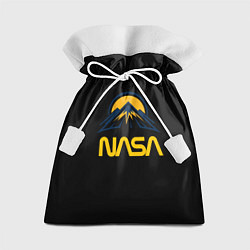 Мешок для подарков Nasa горы лого, цвет: 3D-принт