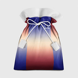 Мешок для подарков Красный-синий градиентный узор, цвет: 3D-принт