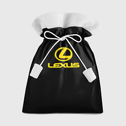 Мешок для подарков Lexus yellow logo, цвет: 3D-принт