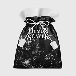 Мешок для подарков Demon Slayer black ice, цвет: 3D-принт