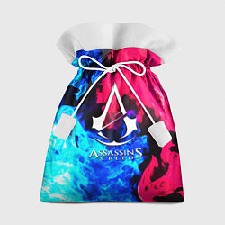 Мешок для подарков Assassins Creed fight fire, цвет: 3D-принт