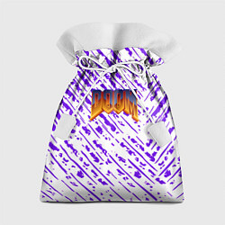 Мешок для подарков Doom neon retro, цвет: 3D-принт