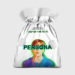 Мешок для подарков BTS Jimin Persona - кто я иероглифами, цвет: 3D-принт