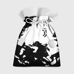 Мешок для подарков Juventus smoke black fire, цвет: 3D-принт