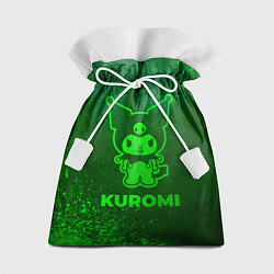 Мешок для подарков Kuromi - green gradient, цвет: 3D-принт