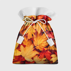 Мешок для подарков Осенние кленовые листья, цвет: 3D-принт