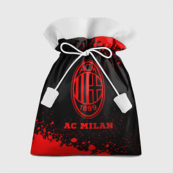 Мешок для подарков AC Milan - red gradient, цвет: 3D-принт