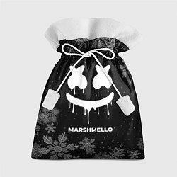 Мешок для подарков Снежный Marshmello, цвет: 3D-принт