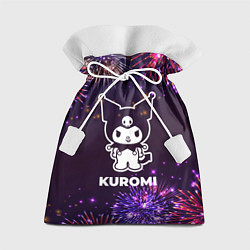 Мешок для подарков Праздничный Kuromi, цвет: 3D-принт
