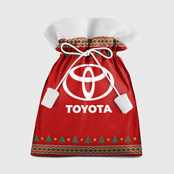 Мешок для подарков Toyota new year, цвет: 3D-принт