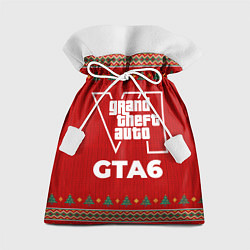 Мешок для подарков GTA6 new year, цвет: 3D-принт