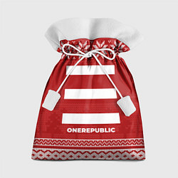 Мешок для подарков Новогодний OneRepublic, цвет: 3D-принт