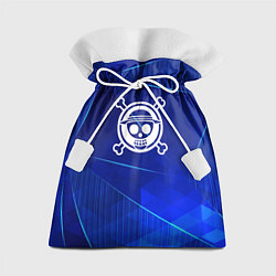 Мешок для подарков One Piece blue poly, цвет: 3D-принт