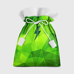 Мешок для подарков AC DC green poly, цвет: 3D-принт