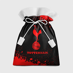 Мешок для подарков Tottenham - red gradient, цвет: 3D-принт