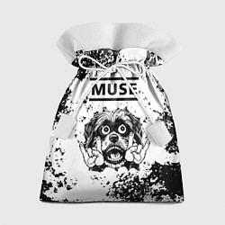 Мешок для подарков Muse - рок пес, цвет: 3D-принт