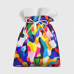Мешок для подарков Лоскутная абстракция, цвет: 3D-принт