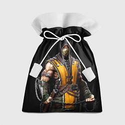 Мешок для подарков Mortal kombat - Scorpion, цвет: 3D-принт