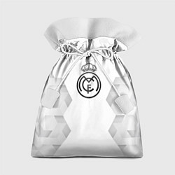Мешок для подарков Real Madrid white poly, цвет: 3D-принт
