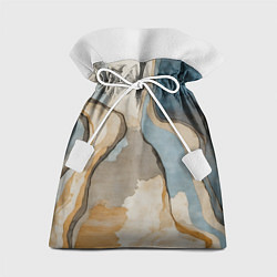 Мешок для подарков Абстракция с песком и водой, цвет: 3D-принт