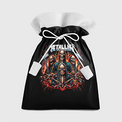 Мешок для подарков Metallica forever - thrash metal, цвет: 3D-принт
