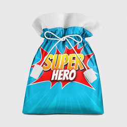 Мешок для подарков Superhero comic style, цвет: 3D-принт