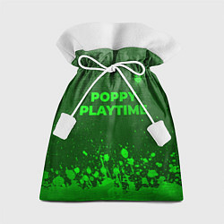 Мешок для подарков Poppy Playtime - green gradient посередине, цвет: 3D-принт