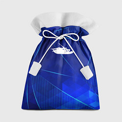 Мешок для подарков Papa Roach blue poly, цвет: 3D-принт