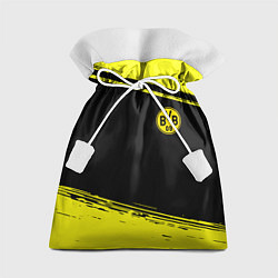 Мешок для подарков Borussia жёлтые полосы, цвет: 3D-принт