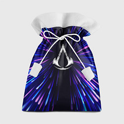 Мешок для подарков Assassins Creed neon energy, цвет: 3D-принт