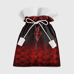 Мешок для подарков The Sims red poly, цвет: 3D-принт