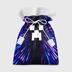 Мешок для подарков Minecraft neon energy, цвет: 3D-принт