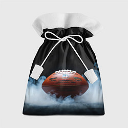 Подарочный мешок Мяч для американского футбола в дыму
