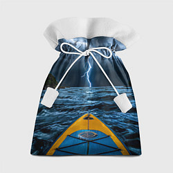 Мешок для подарков На сабе в грозу, цвет: 3D-принт