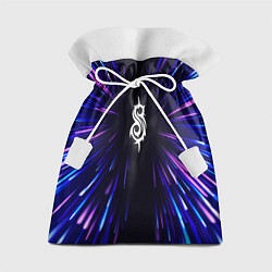 Мешок для подарков Slipknot neon energy, цвет: 3D-принт