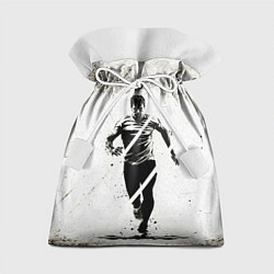 Мешок для подарков Спринтер на белом, цвет: 3D-принт