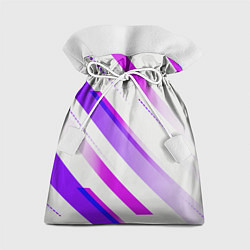 Мешок для подарков Color white pink, цвет: 3D-принт