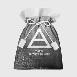 Подарочный мешок Thirty Seconds to Mars - grey gradient