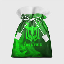 Мешок для подарков Free Fire - green gradient, цвет: 3D-принт