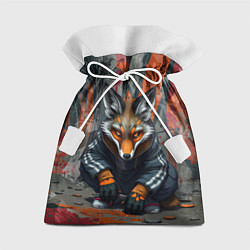 Мешок для подарков Лис из подворотни, цвет: 3D-принт