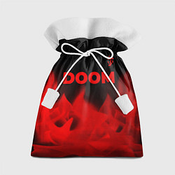 Мешок для подарков Doom - red gradient посередине, цвет: 3D-принт