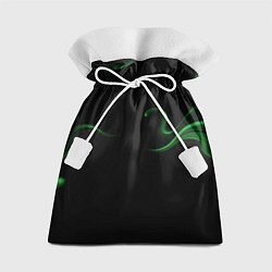 Мешок для подарков Color green abstraction, цвет: 3D-принт