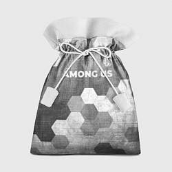 Мешок для подарков Among Us - grey gradient посередине, цвет: 3D-принт